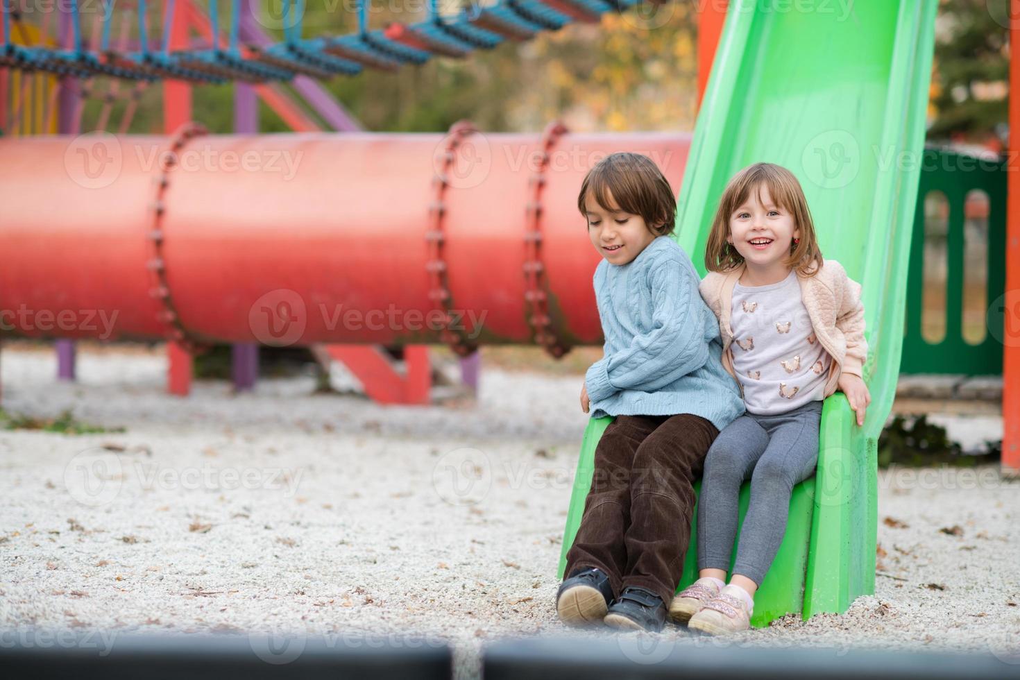 kids in park playground photo