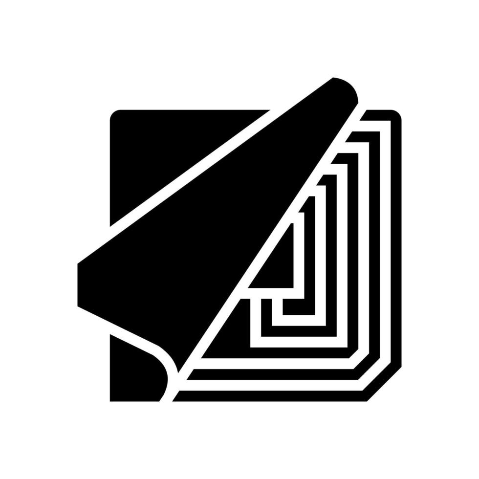 chip rfid copper wire component glyph icon vector illustration