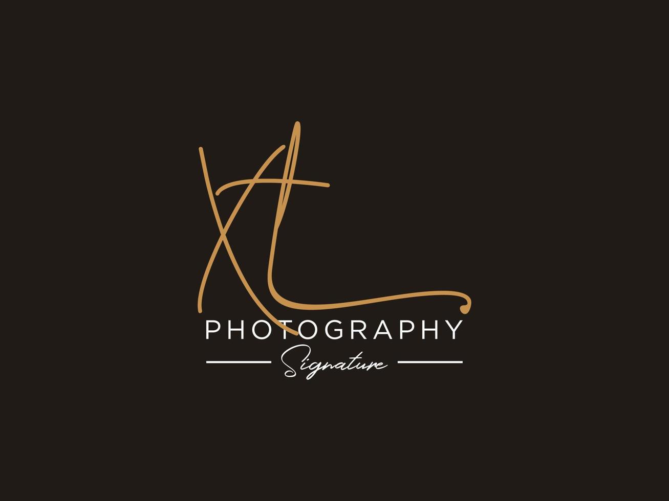 Letter XT Signature Logo Template Vector