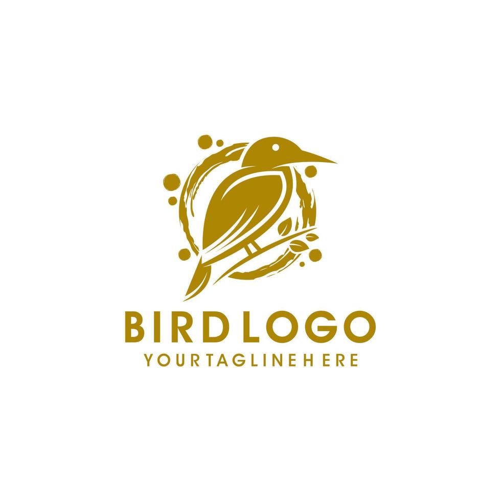 Bird logo design vector illustration