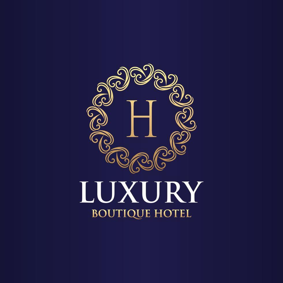 Luxury Logo template in vector for Restaurant, Royalty, Boutique, Cafe, Hotel, Heraldic, Jewelry, Fashion and other vector illustrations