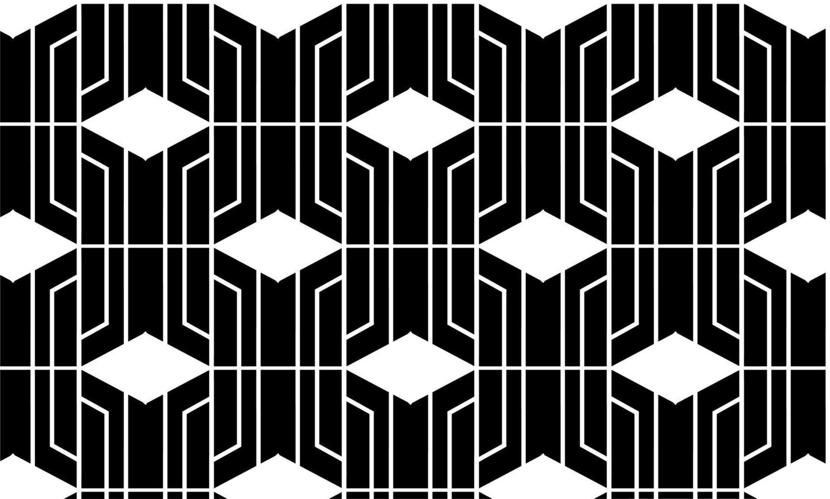 patrón de línea vectorial. textura de estilo moderno. cuadrícula hexagonal geométrica repetitiva. diseño gráfico de entramado simple. vector