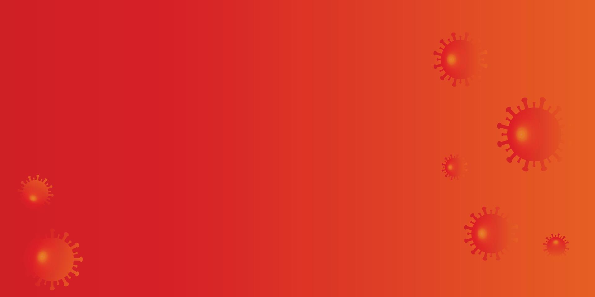 Monkeypox virus abstract background design,Monkeypox virus cells outbreak wide medical banner. orange abstract background vector.illustration vector