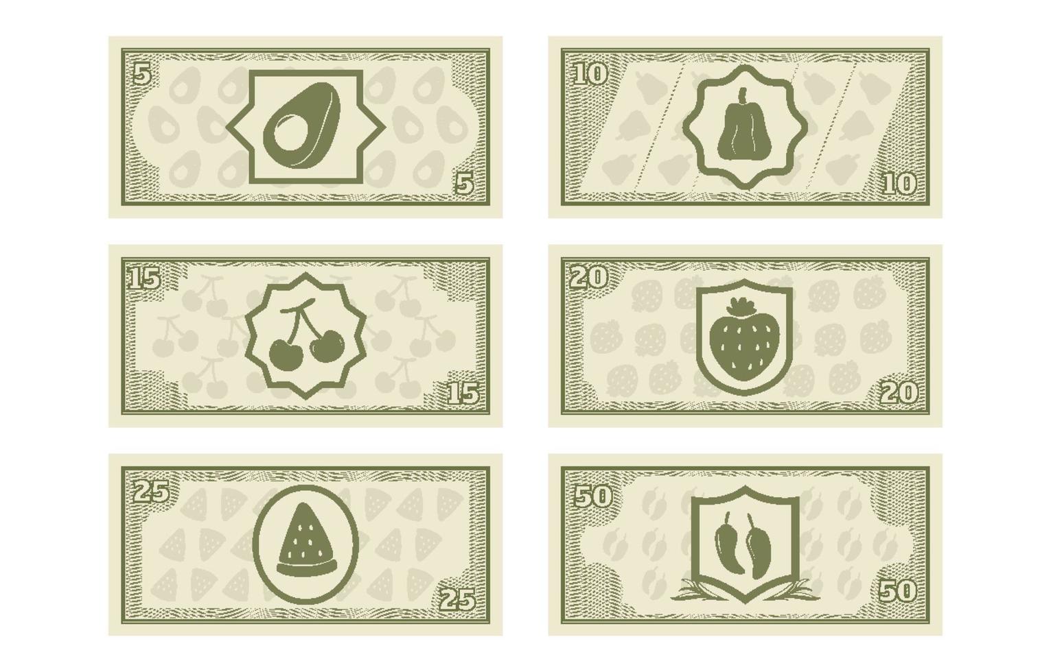 Fake Paper Money vector