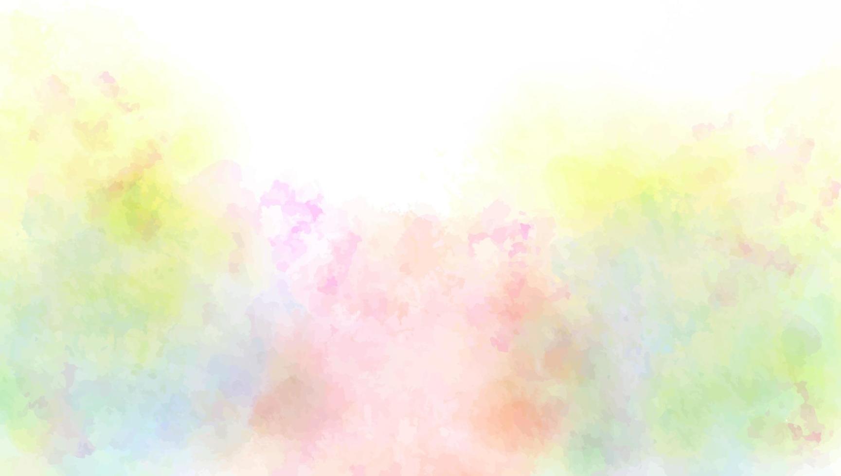 Minimal Hand Painted Pastel Watercolor Abstract Art Background Template Design Vector Illustration