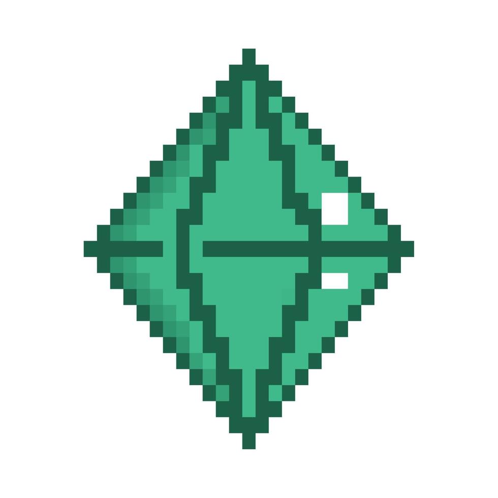 diamond gem pixel vector