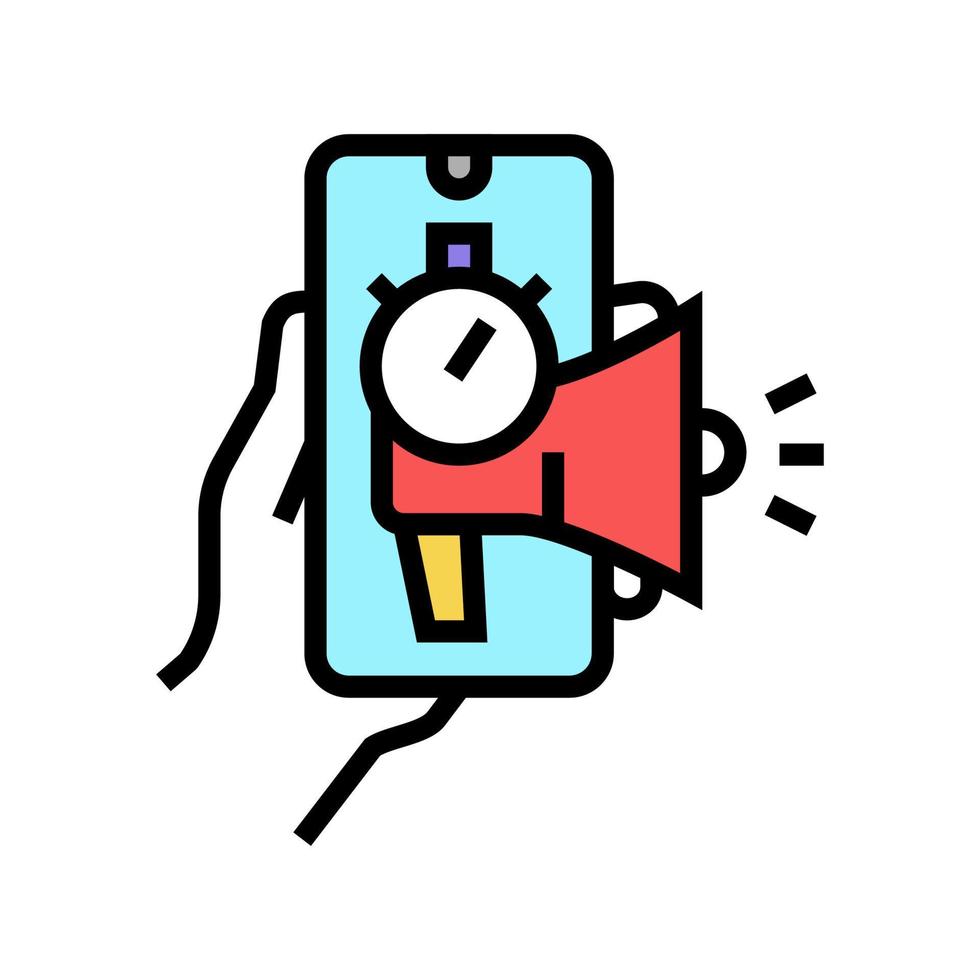 advertising ephemeral color icon vector illustration