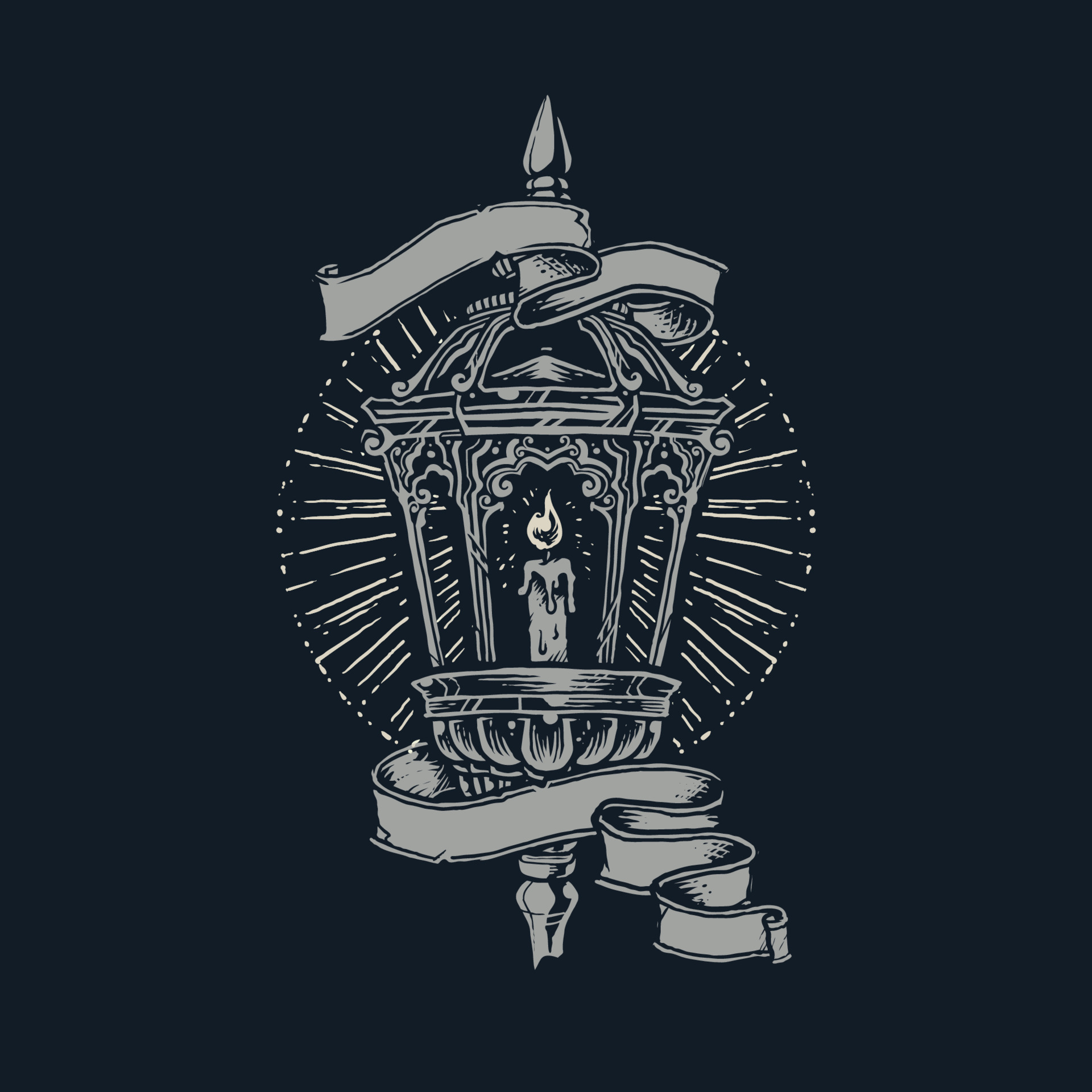 The old lamp with a vintage tattoo style illustration 10406904 Vector Art  at Vecteezy