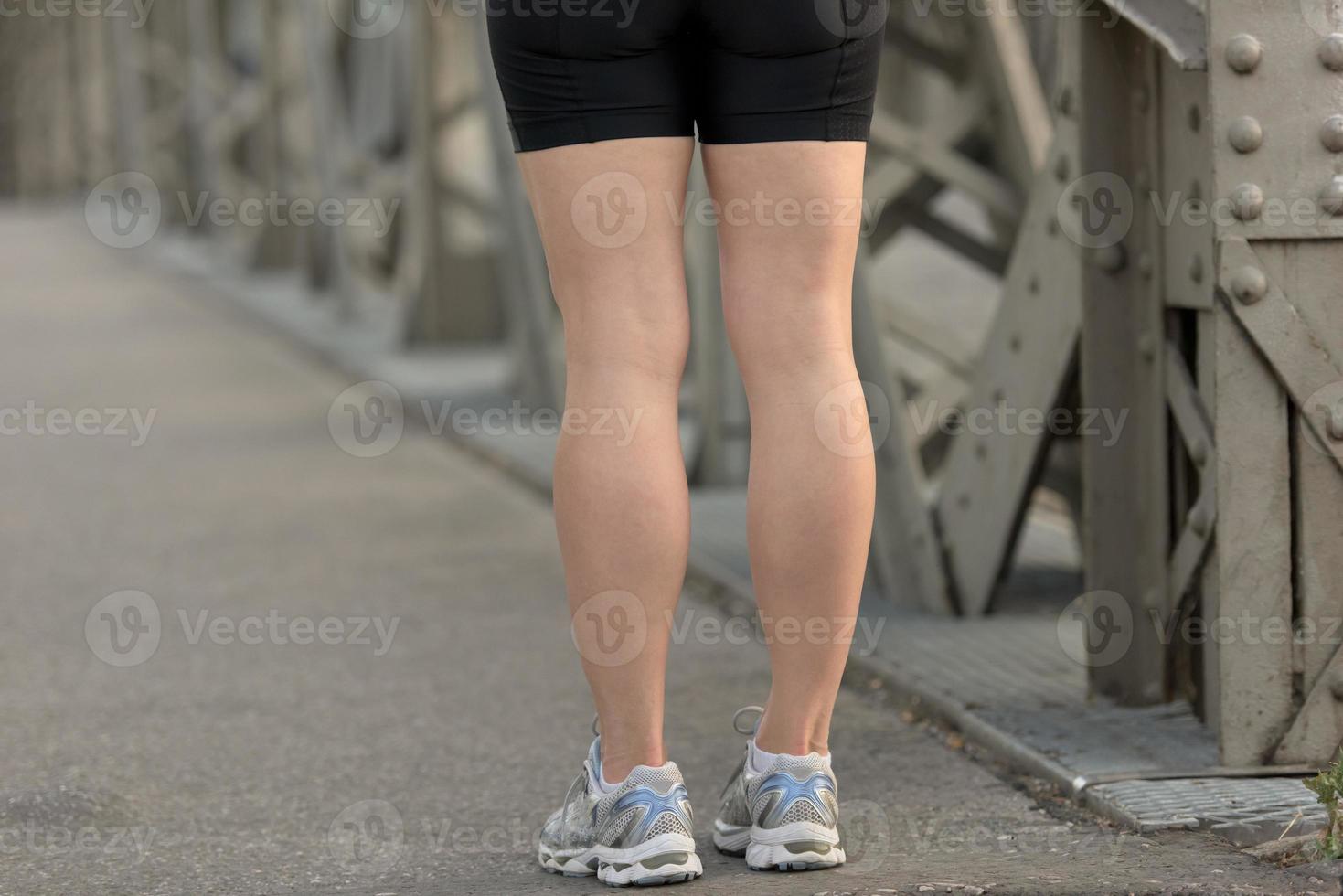 Couple jogging outside photo