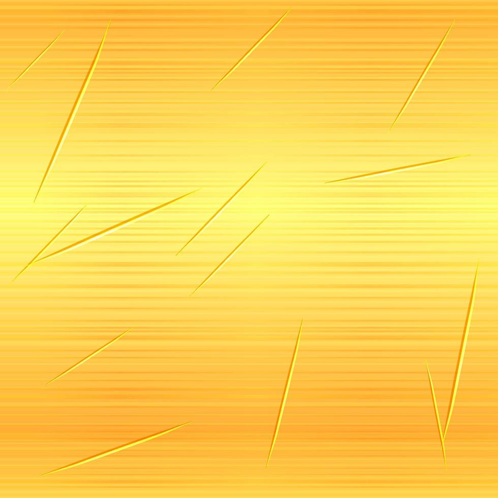 Fondo texturizado de hierro o metal dorado antiguo sin costuras. ilustración vectorial de un patrón metálico con grietas. vector