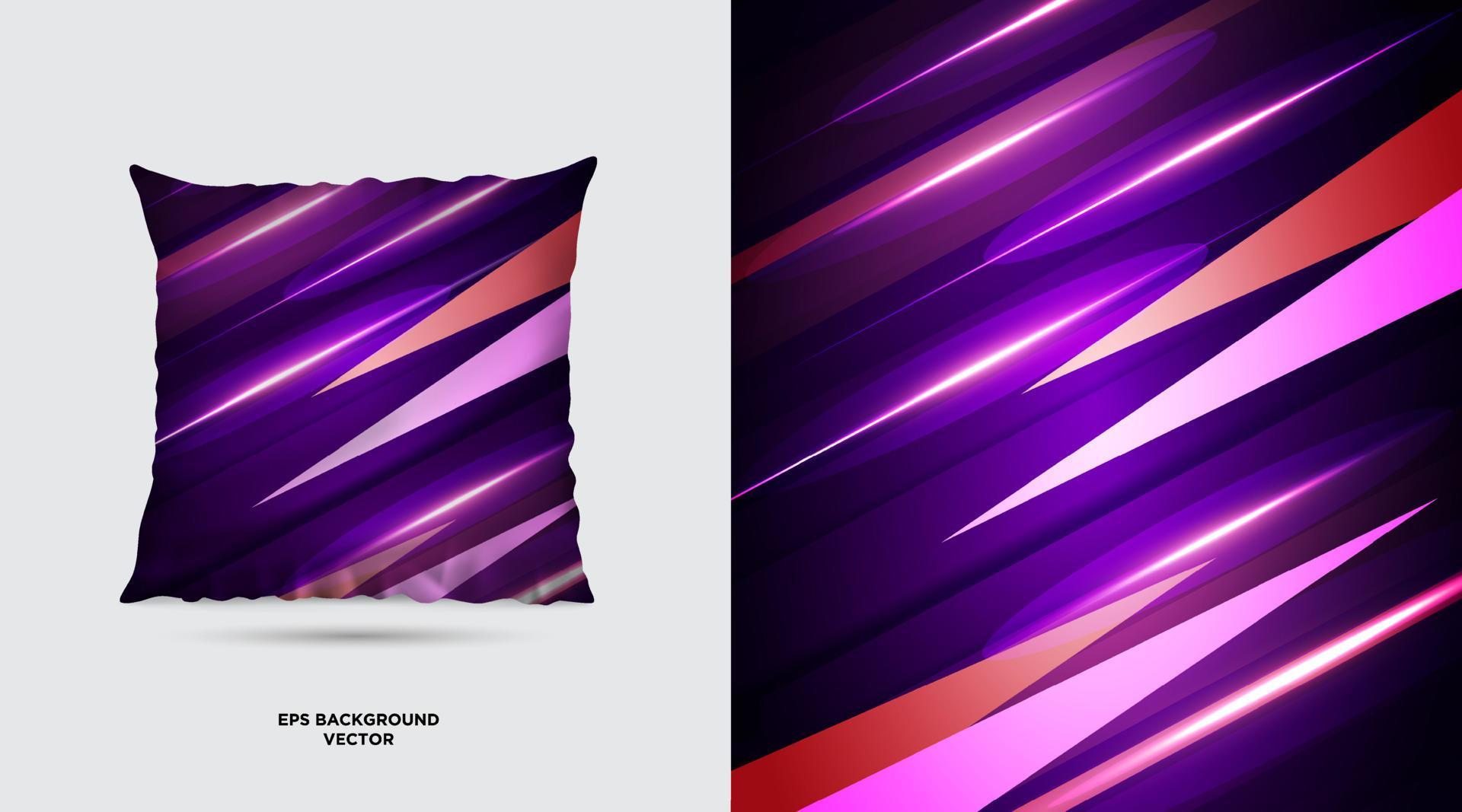 Realistic Fabric textile pattern design template vector. Simple Fabric