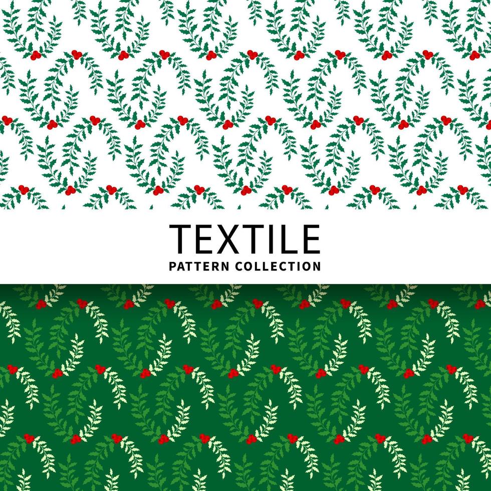 Floral textile pattern design vector. Unique and abstract Fabric textile pattern design template vector