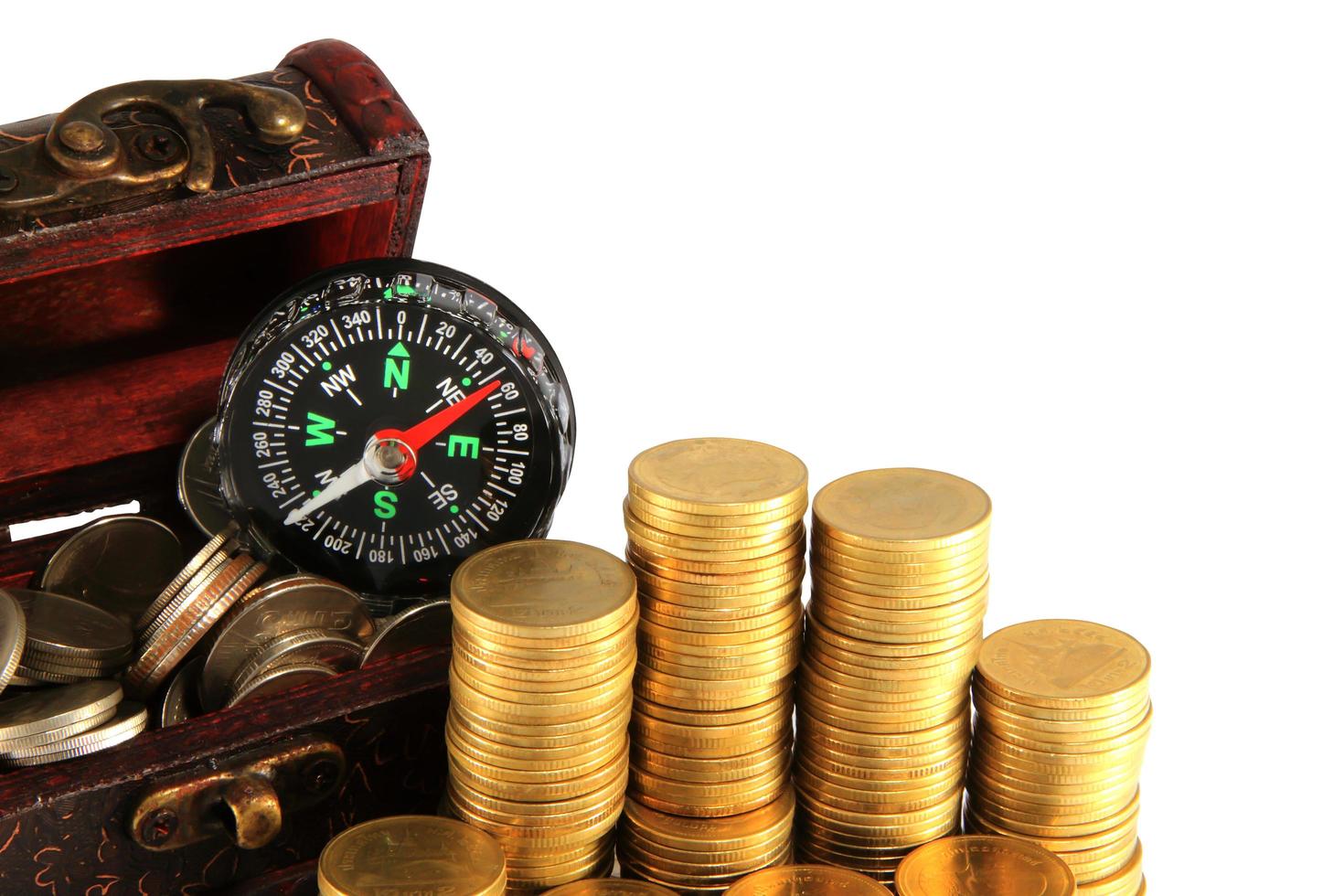 Financial concept - navigating in difficult times photo