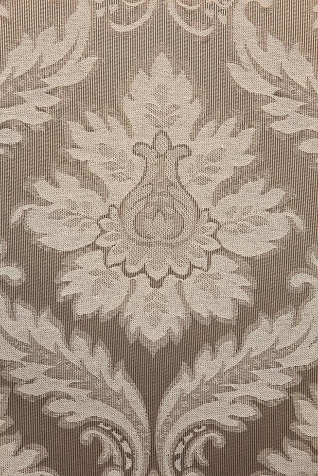 flower pattern on textile photo