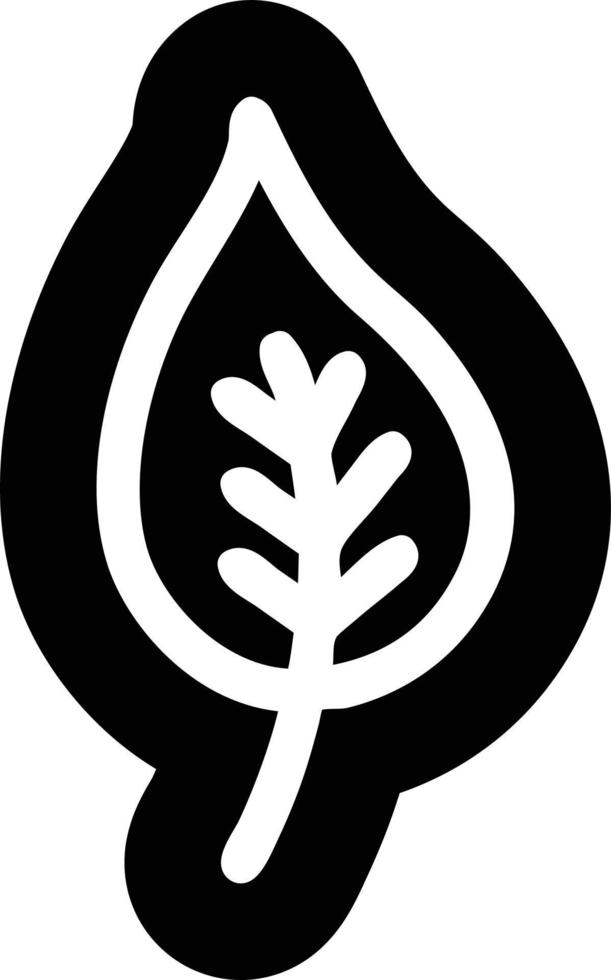 natural leaf icon vector