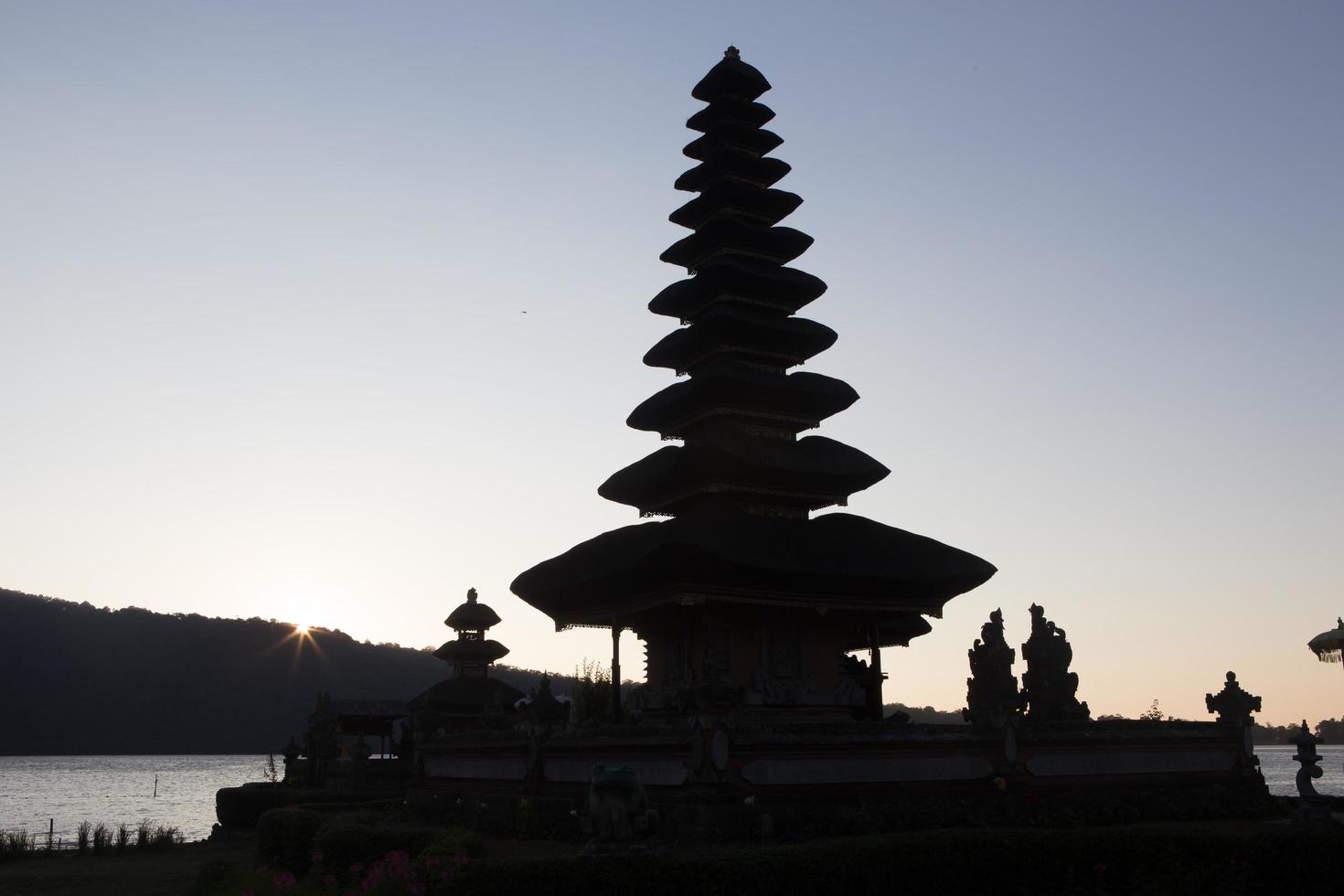 Pura Ulun Danu temple on a lake Beratan. Bali photo