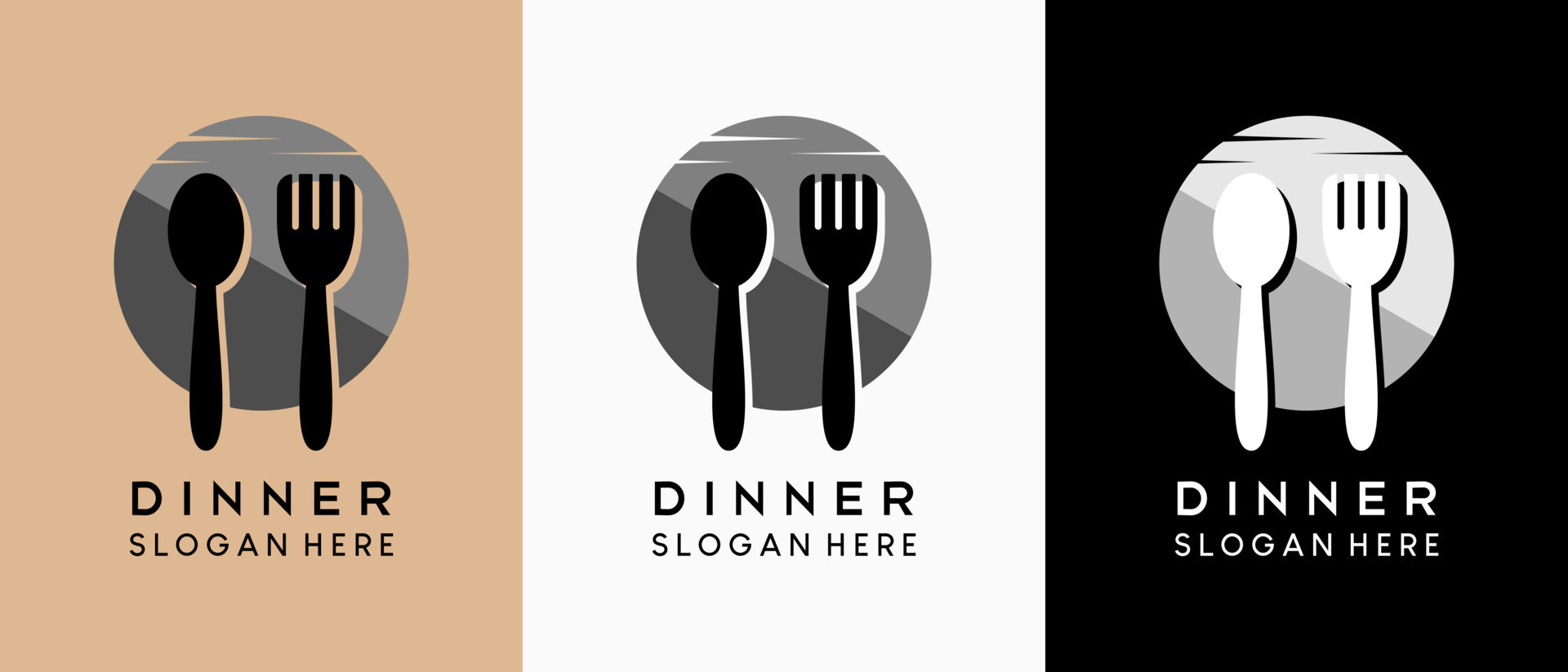Dinner logo design with a creative concept, perfect for a dinner