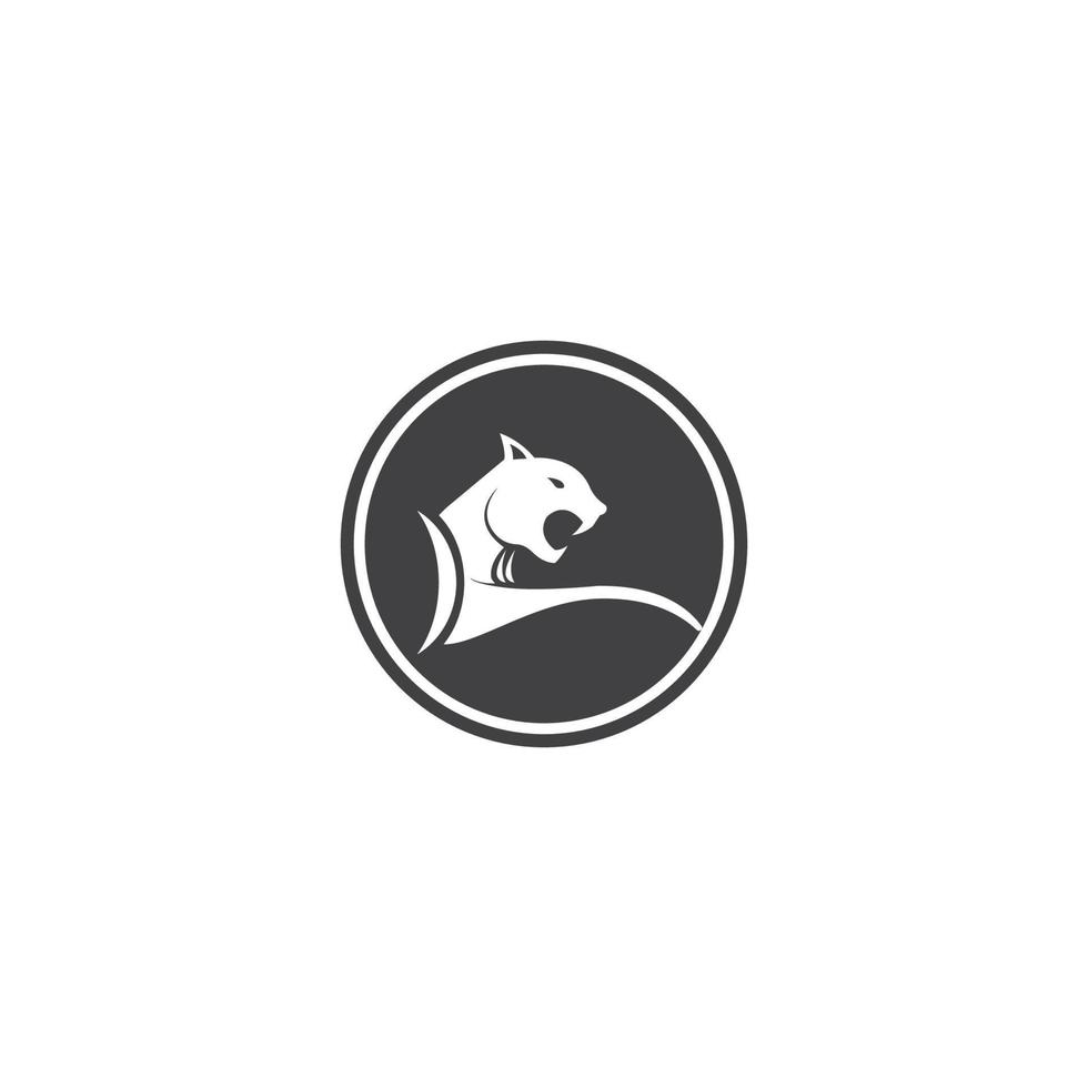 Puma icon vector illustration design template.