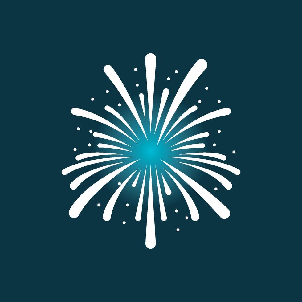 Fireworks icon. vector illustration template design.