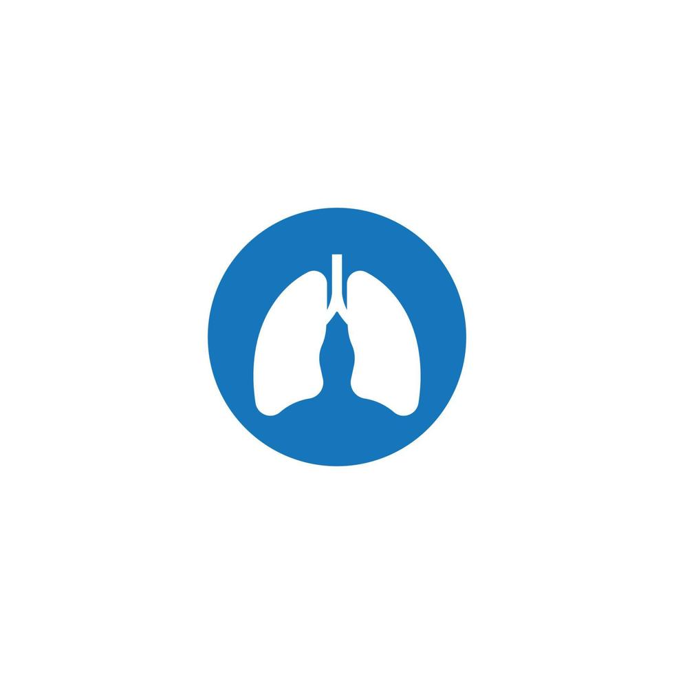 lungs icon vector illustration template design