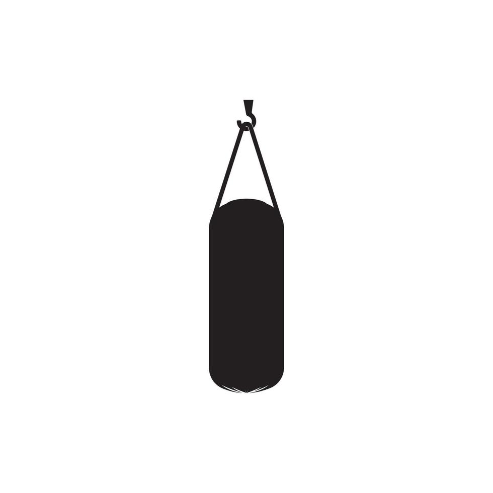 Punching bag icon vector