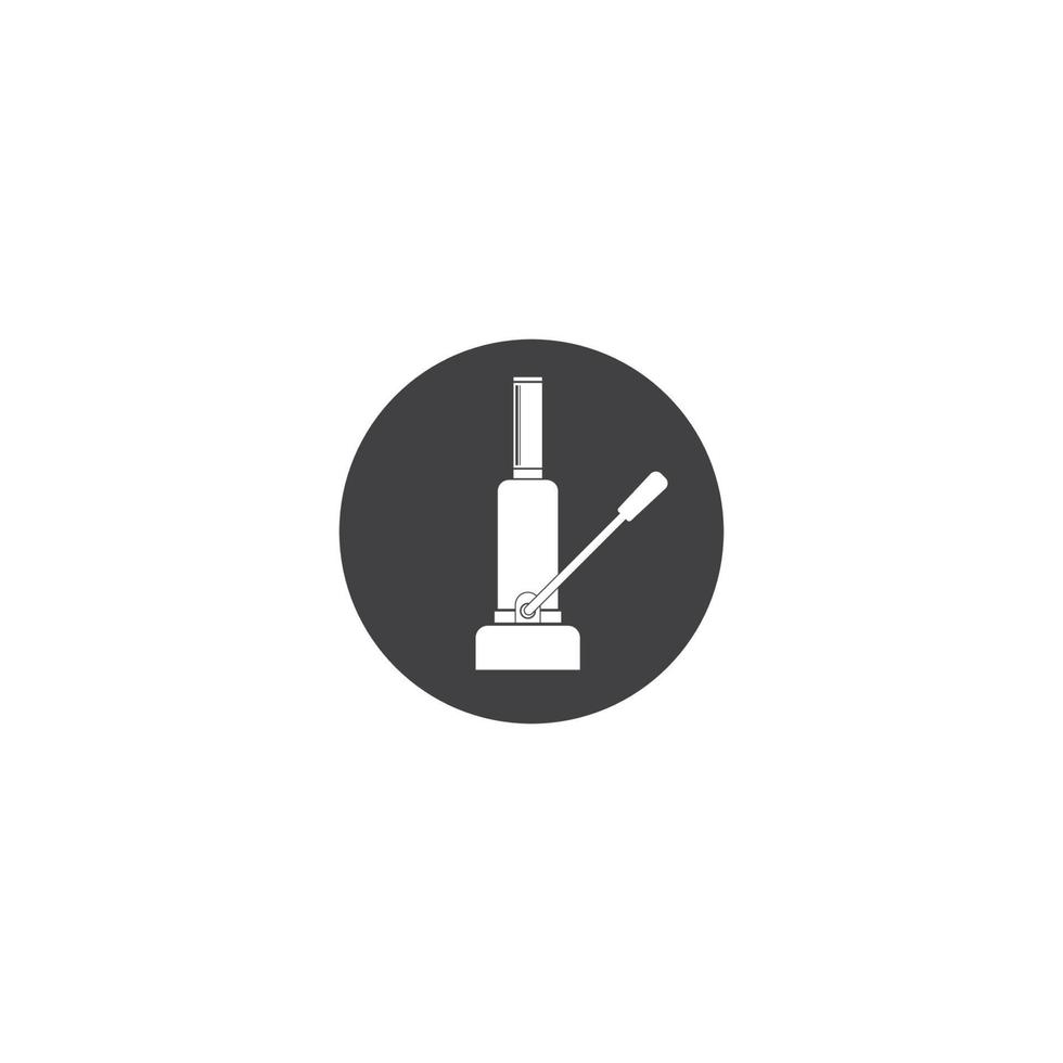 Hydraulic jack icon vector