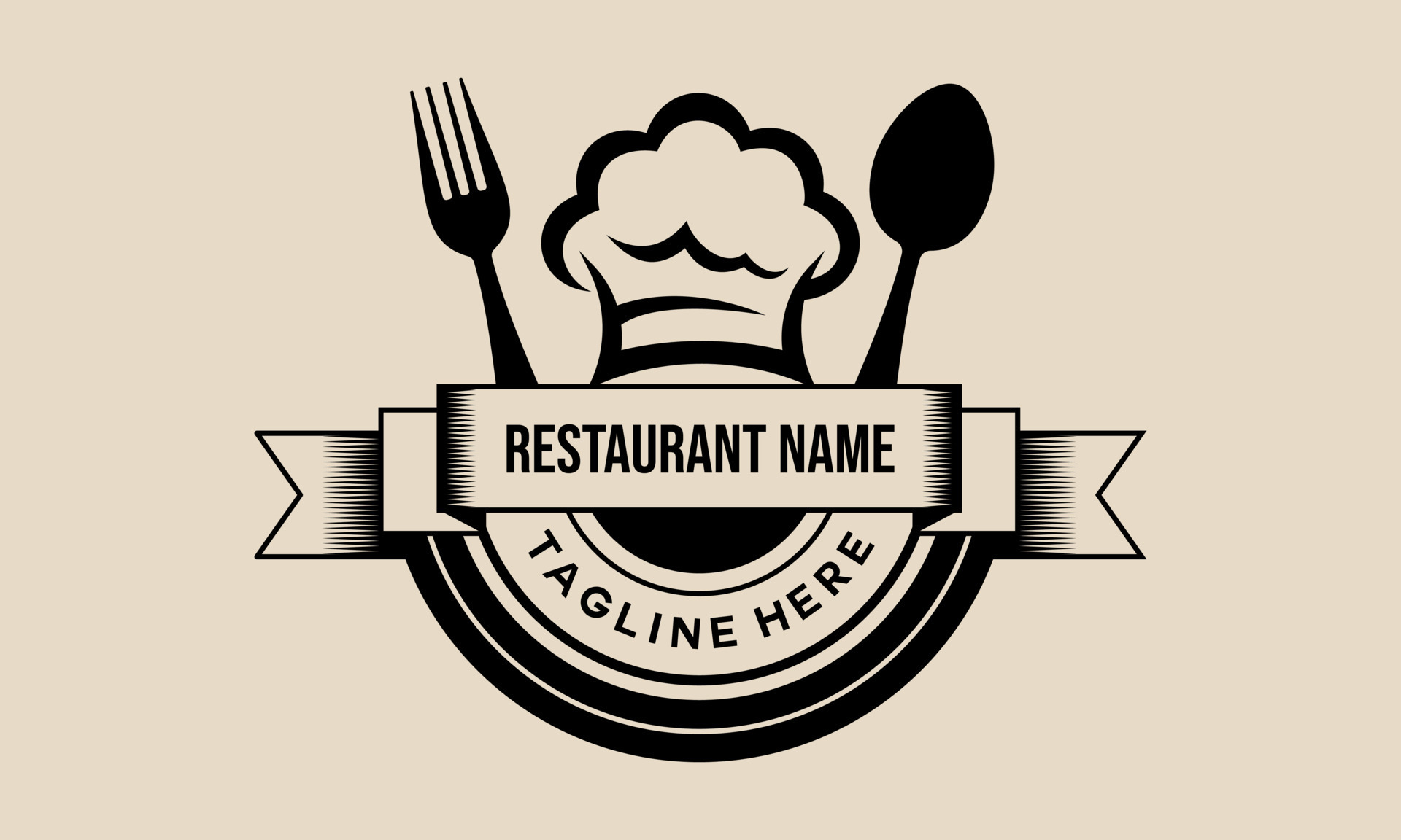 Modern Restaurant Logo Vector Art, Icons, and Graphics for Free ...