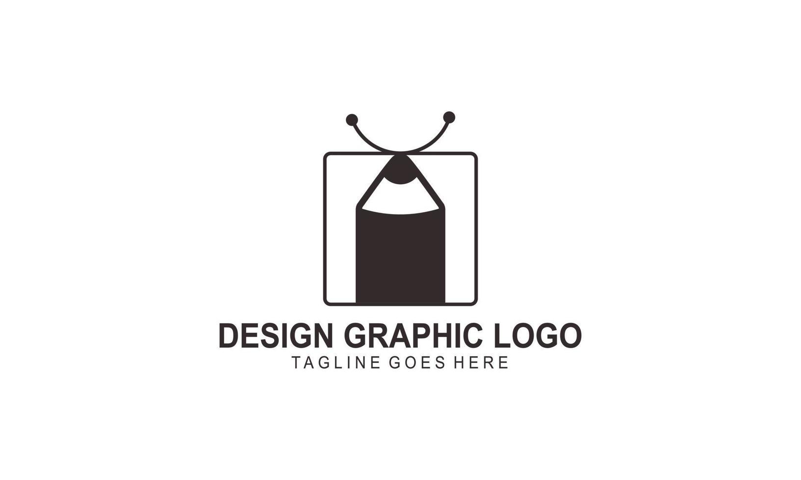 Graphic designer and web design studio tool logo vector
