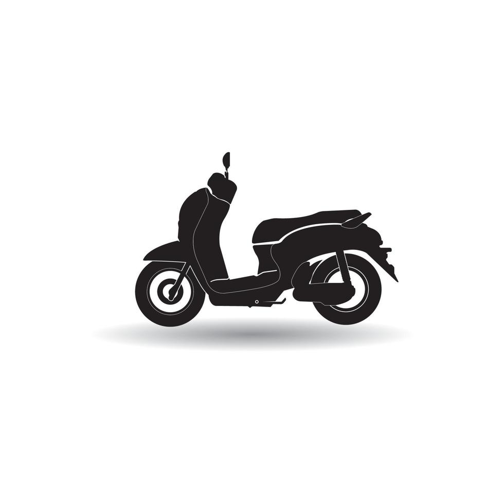 icono de motocicleta automática. vector