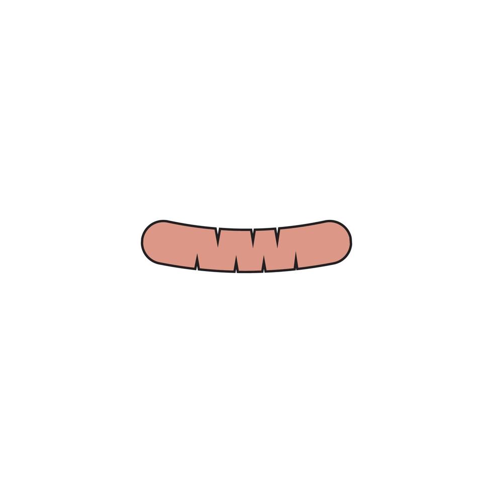 sausage icon vector illustration design template.