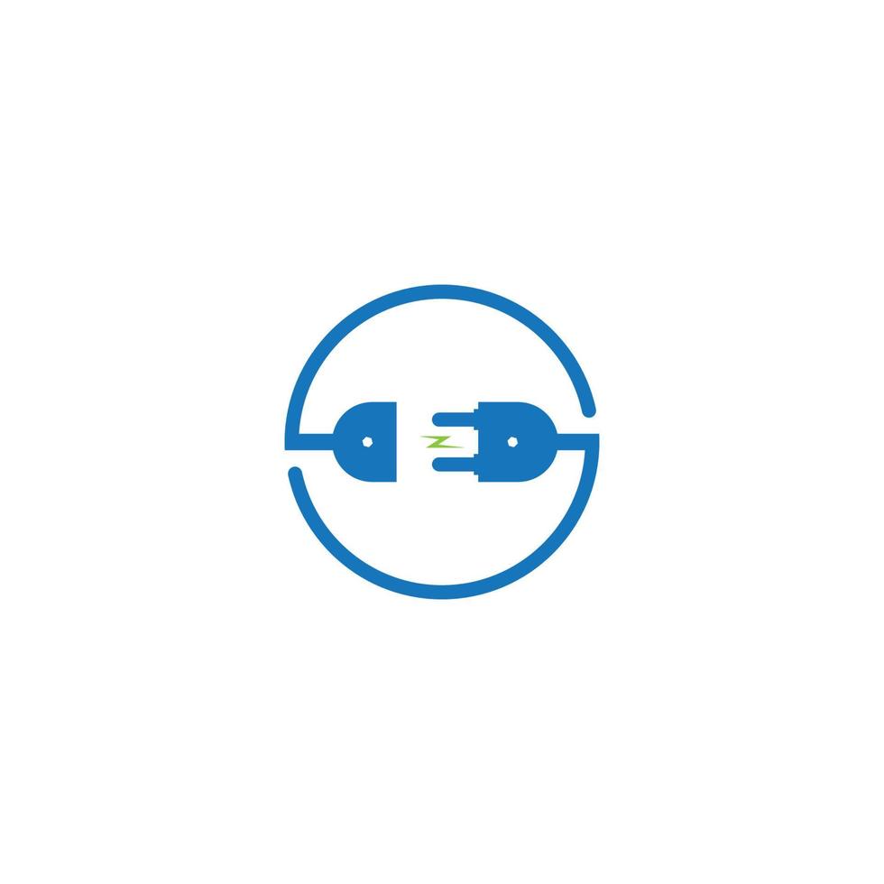 electric plug icon. vector