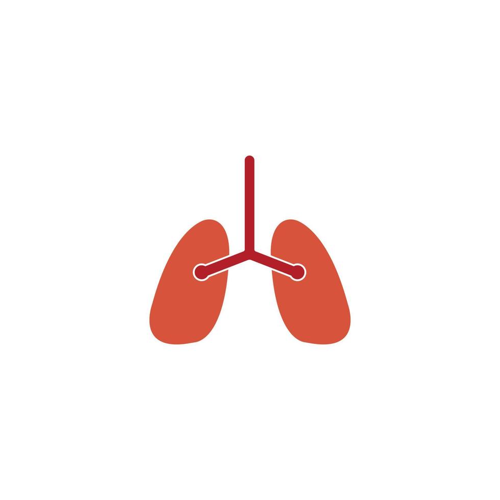 lungs icon vector illustration template design