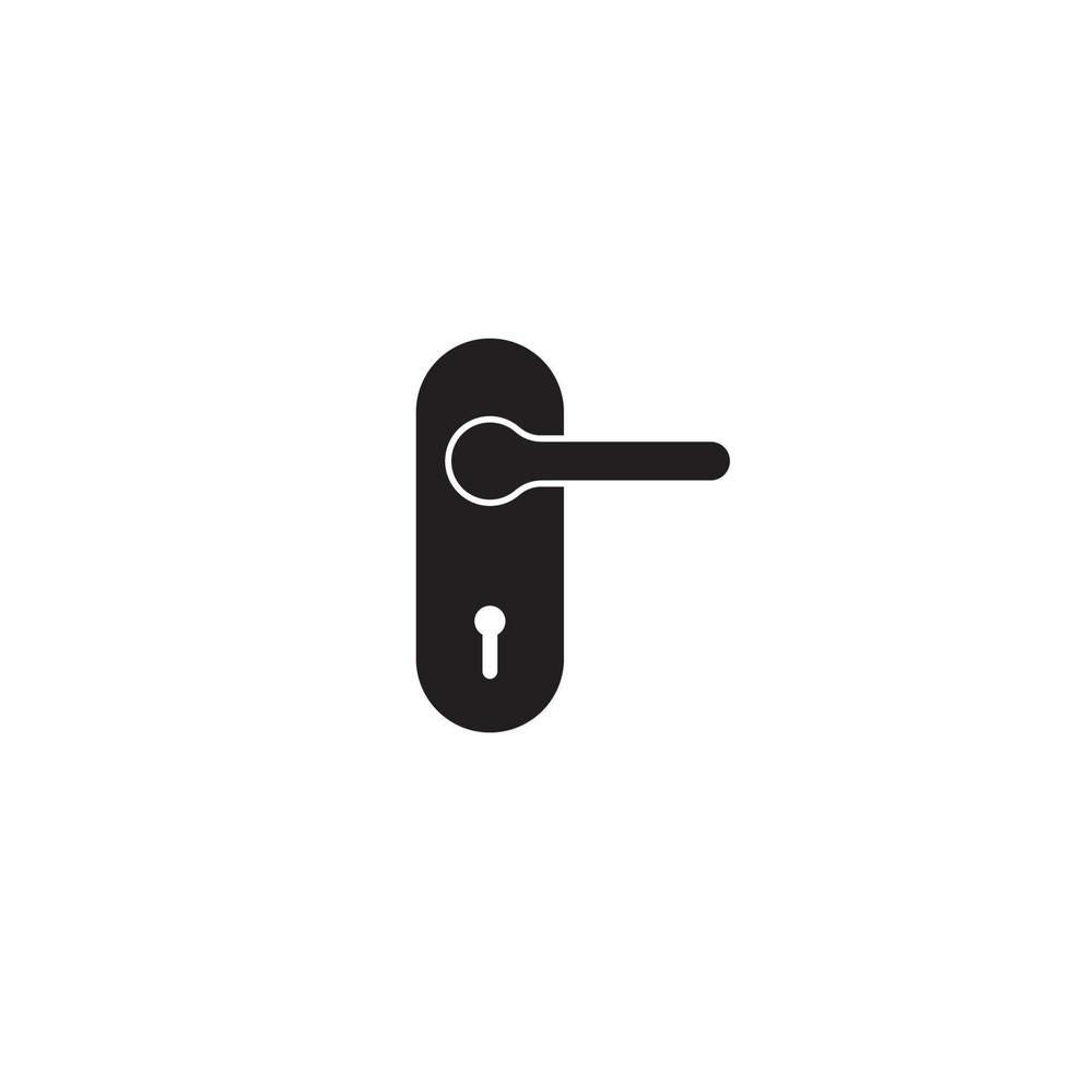 Door handle icon. vector