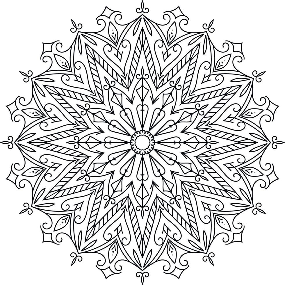 Mandala background design. vector