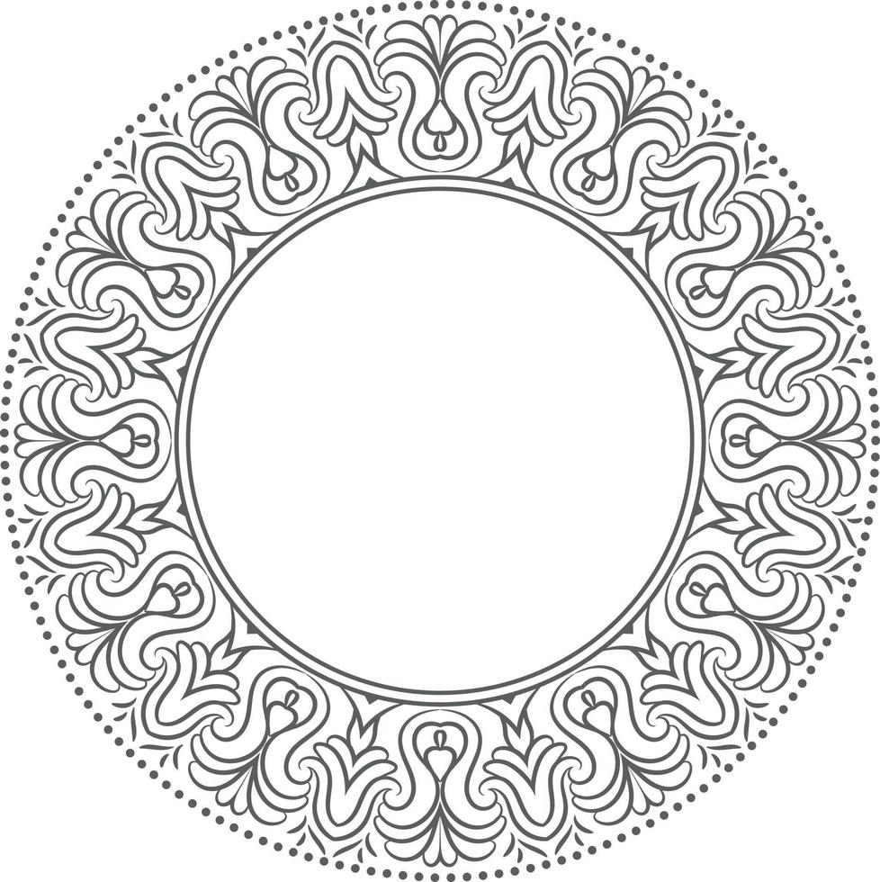 Mandala design for card, cover and other print. vector