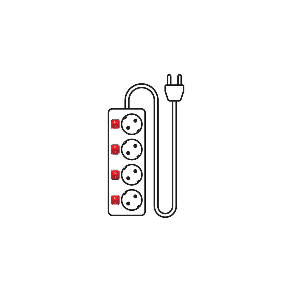 extension cord icon. vector