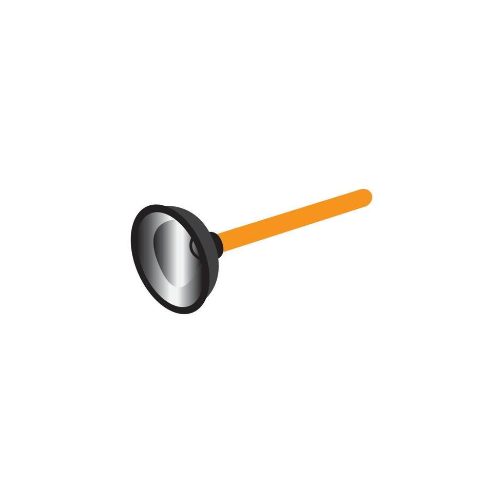 plunger icon. vector illustration template design