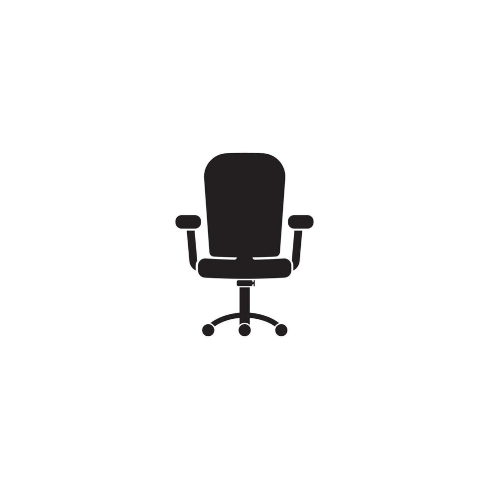icono de sillón de oficina. vector