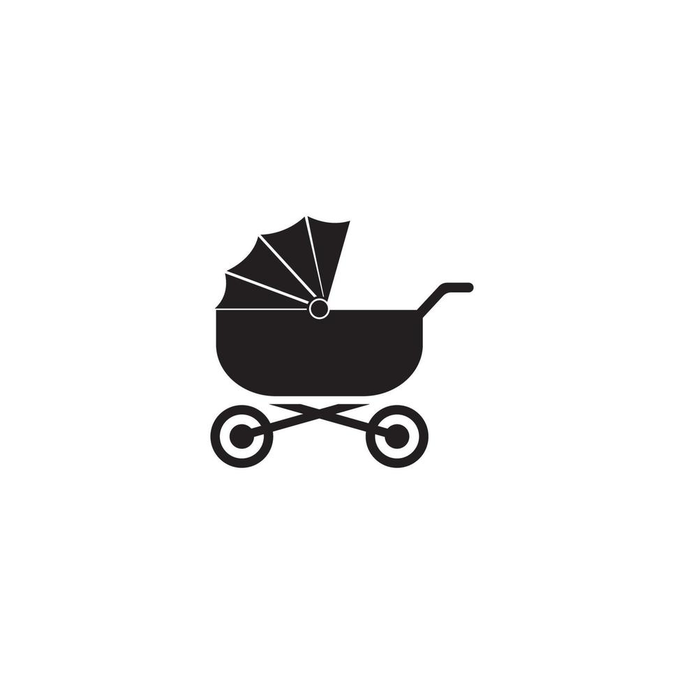 stroller icon vector illustration template design