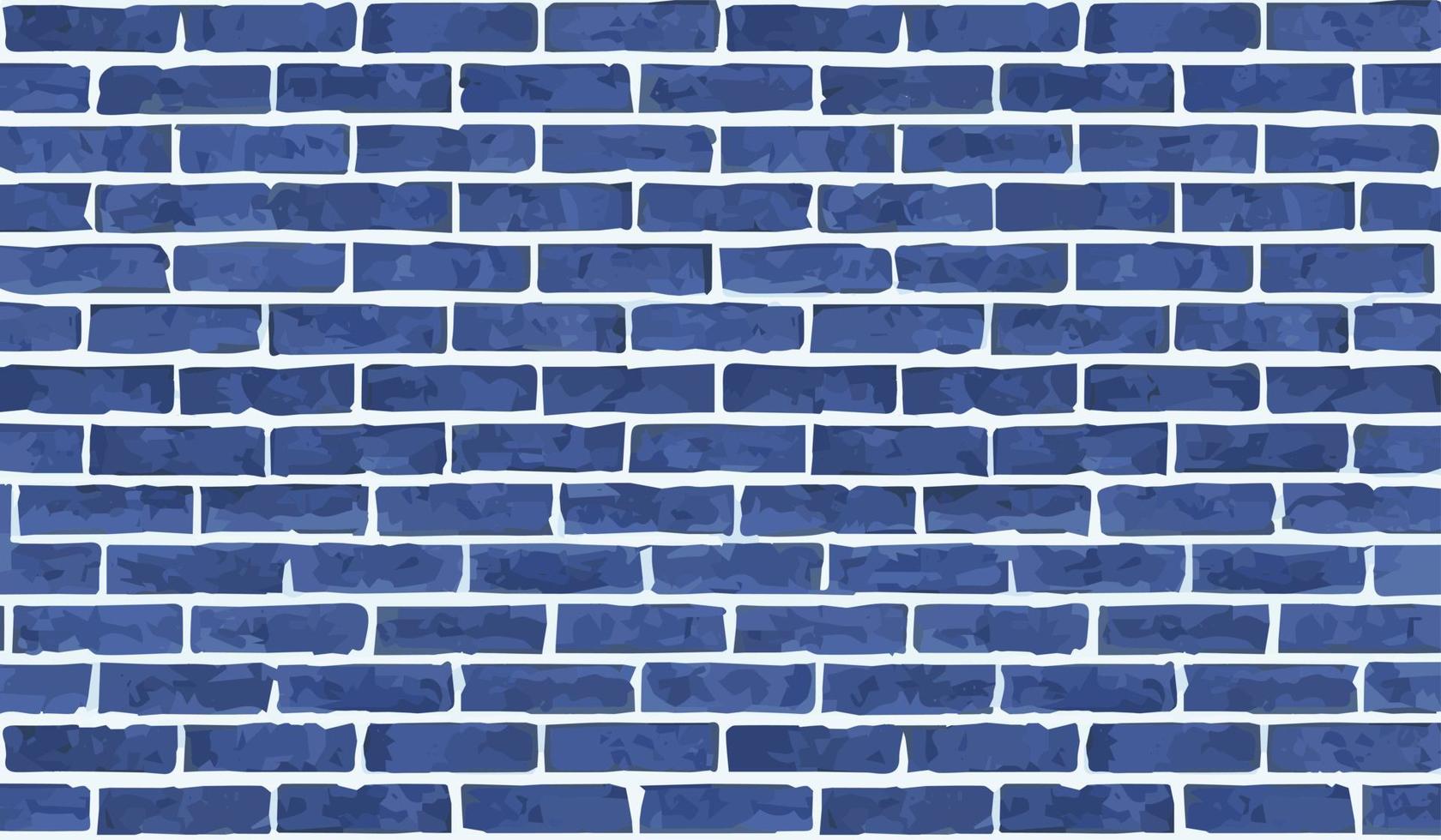 Blue brick wall texture block vector background