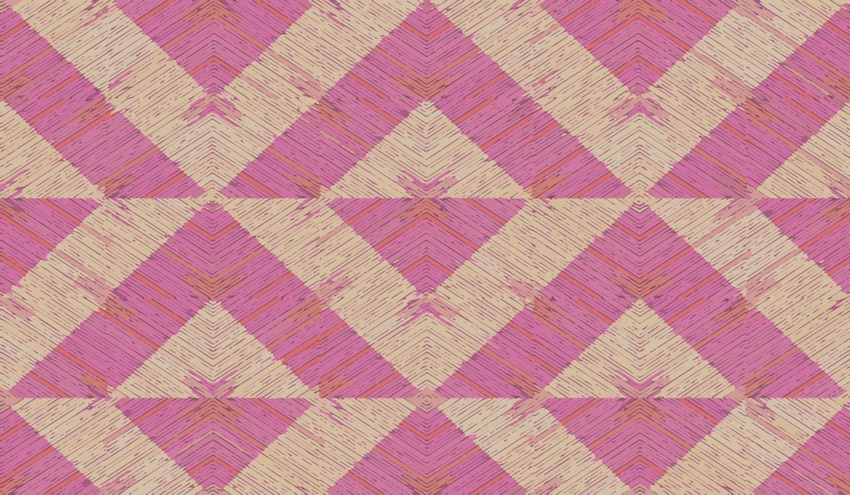 Fondo de vector transparente de patrón rosa-amarillo en zigzag