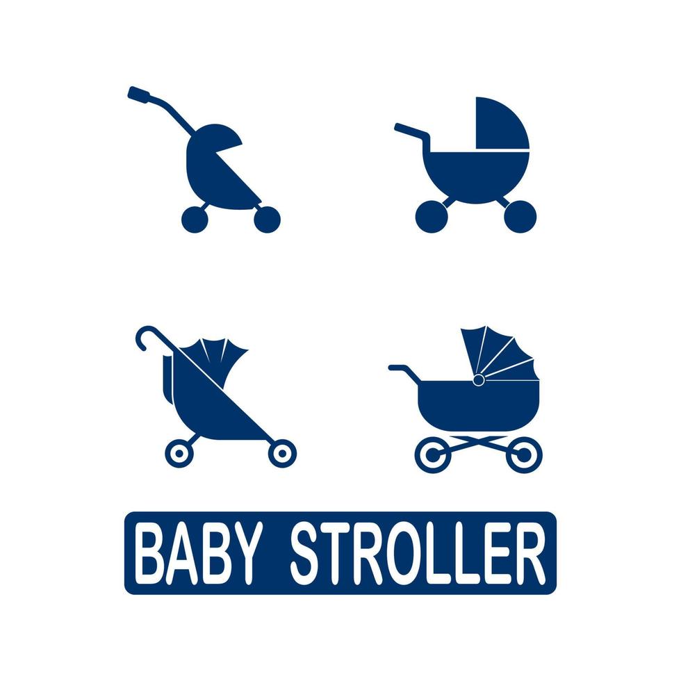 stroller icon vector illustration template design