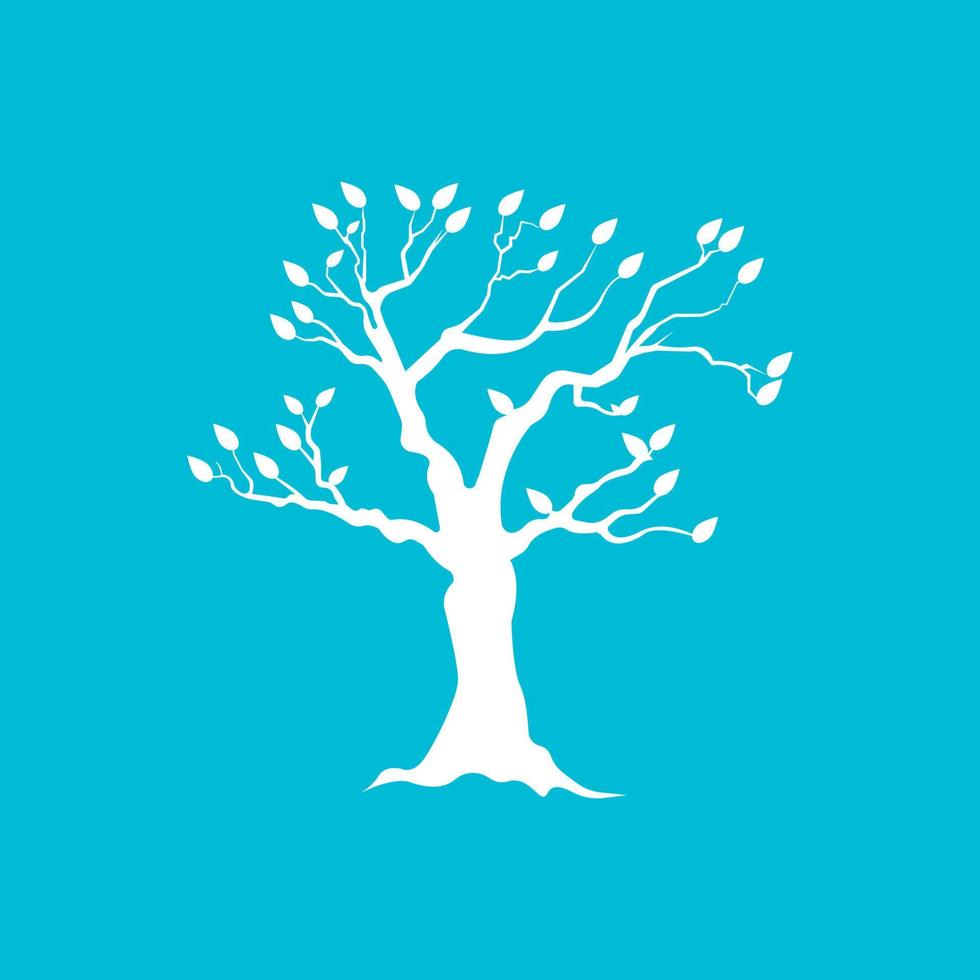 Winter Tree  icon. vector