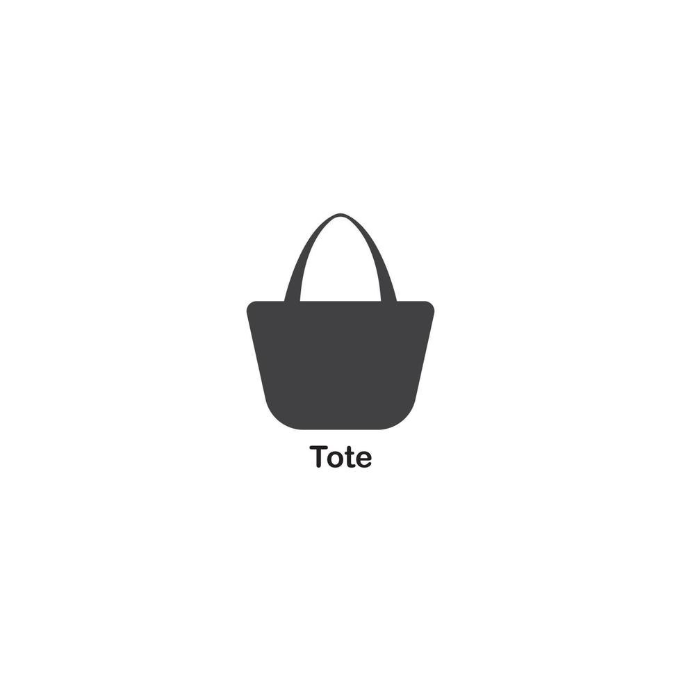 Tote bag icon. vector