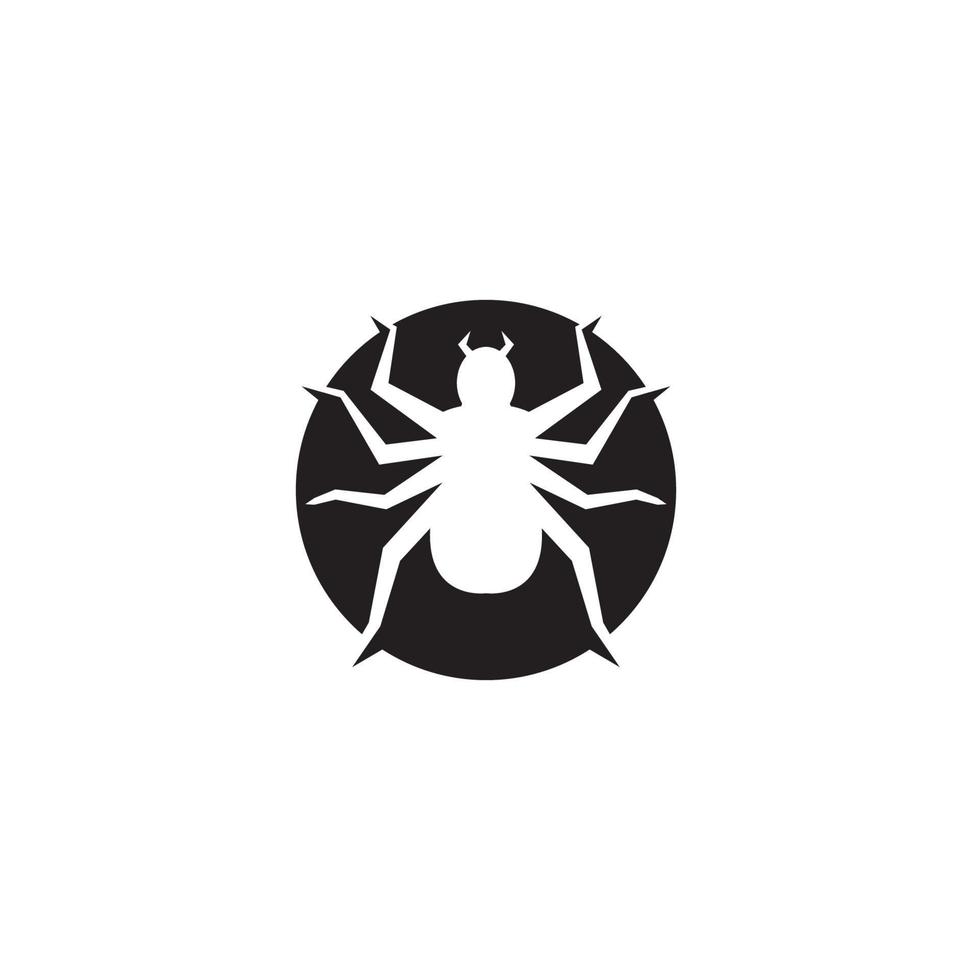 Spider icon. vector illustration template design