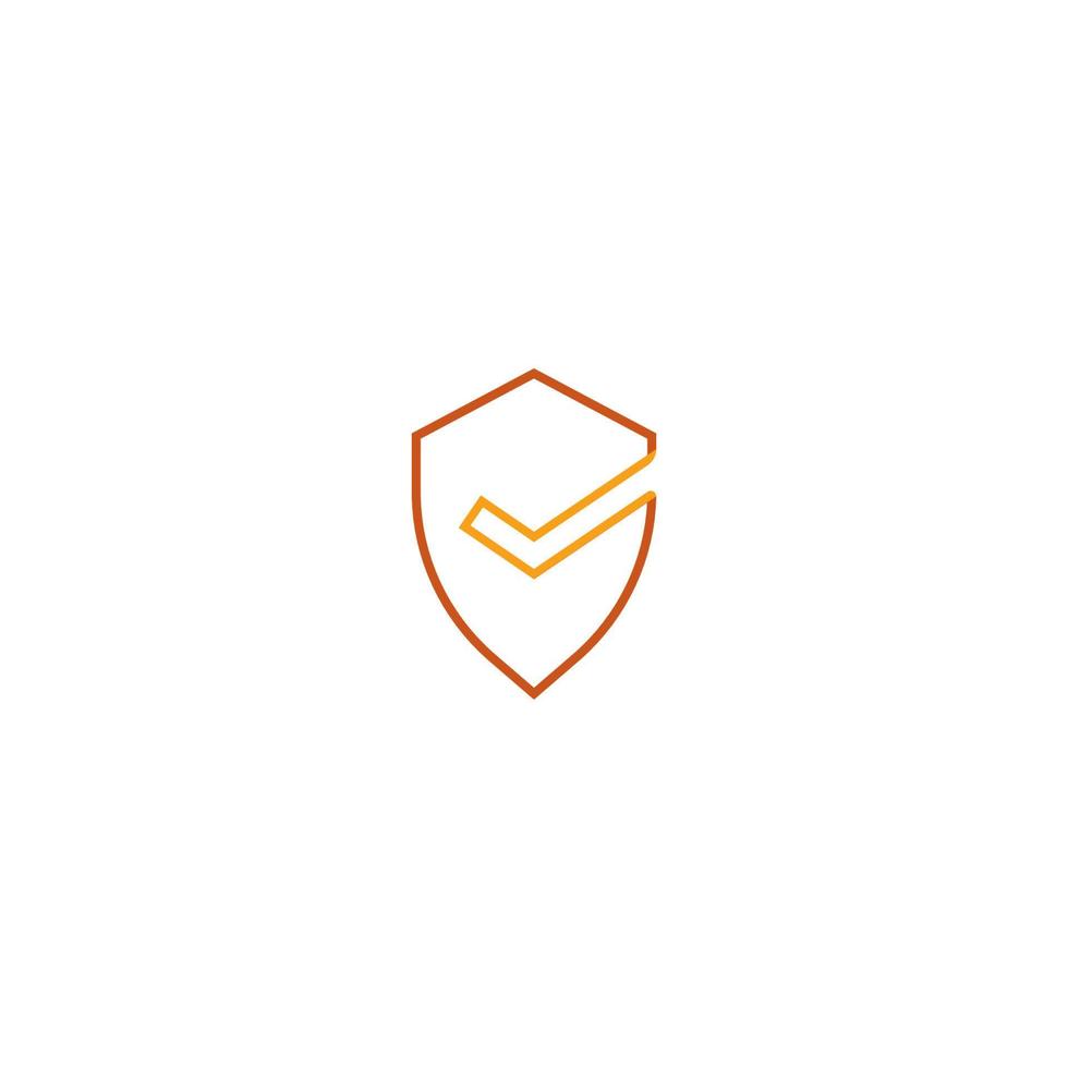 Shield icon. vector illustration design template.