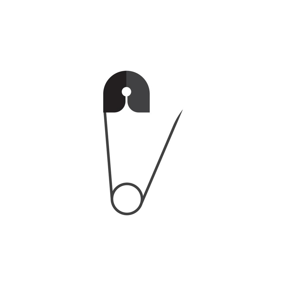 sewing pin icon. vector