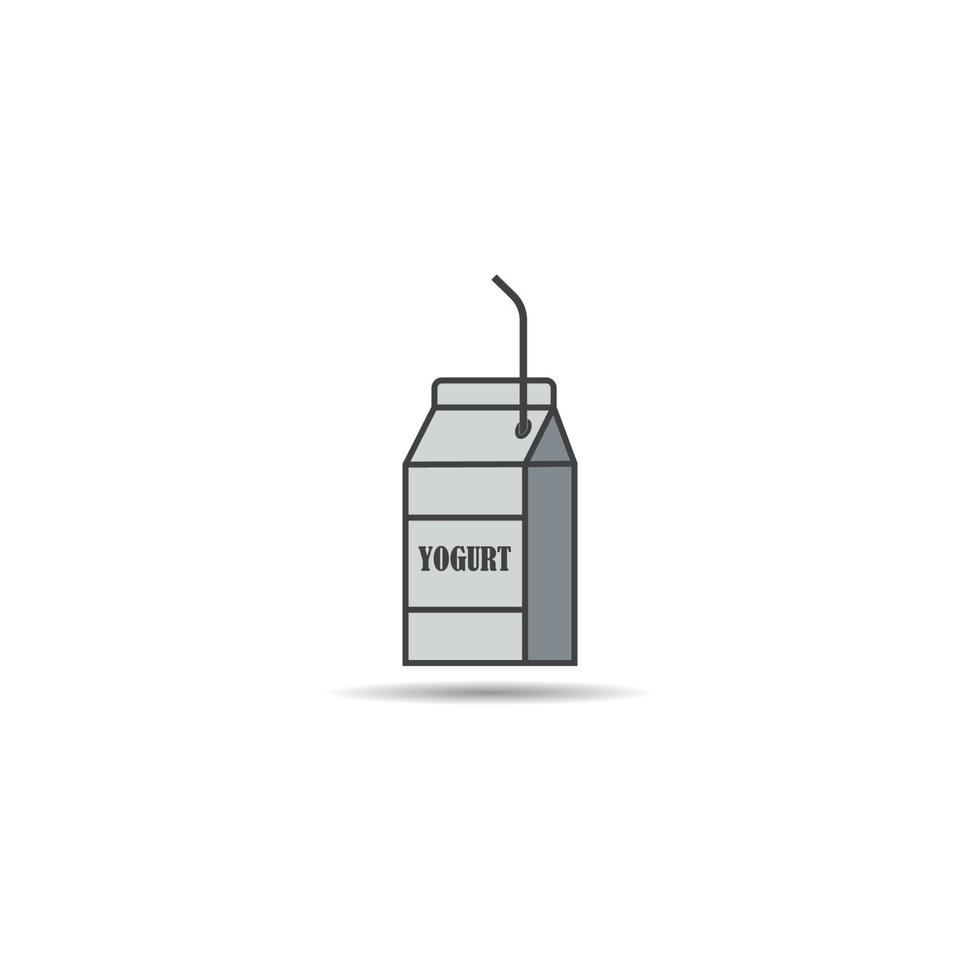 Yogurt icon vector illustration design template.