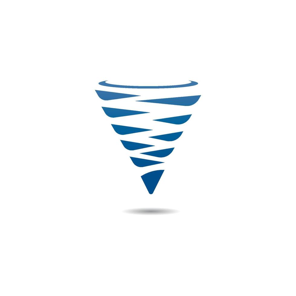 Tornado icon vector illustration template design