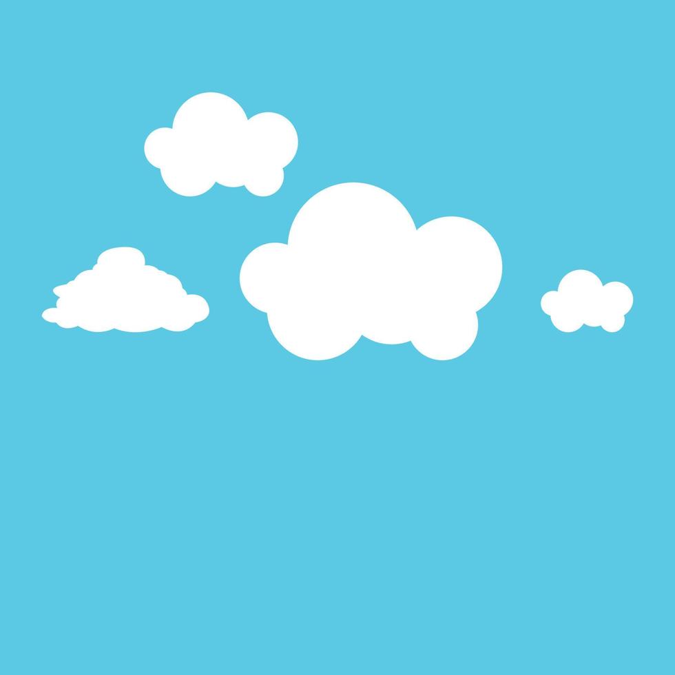Cloud icon. vector illustration design template.
